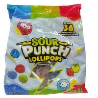 Sour Punch Lollipops - 21 Ounce